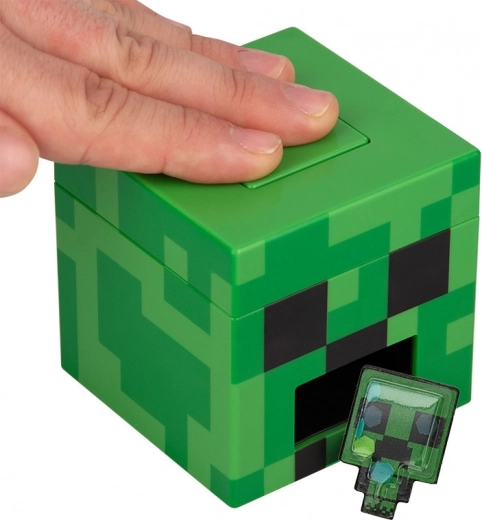 Cube Creeper avec bouton et sortie frontale