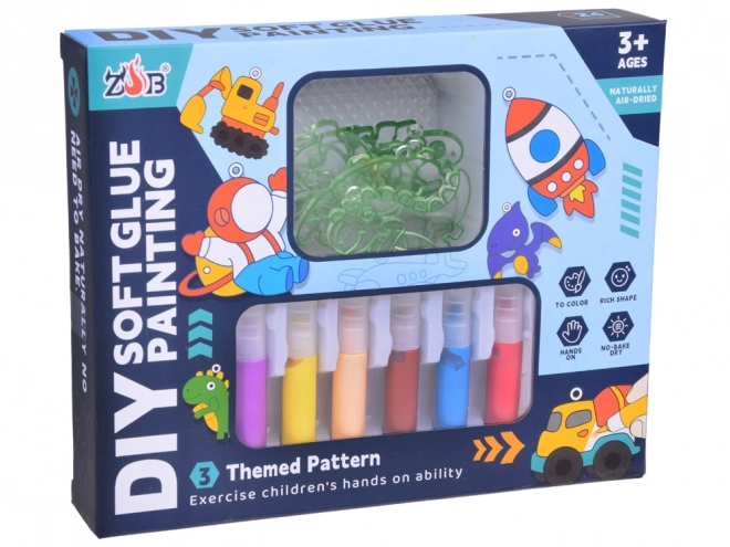 Kit créatif DIY élargi pour porte-clés ZA5209