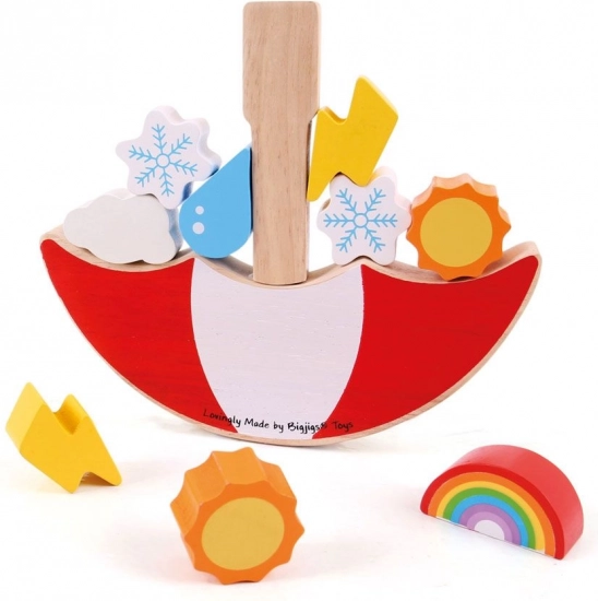 Parapluie d’équilibre pour un jeu palpitant
