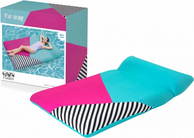 Matelas gonflable avec housse 2 m x 1,29 m