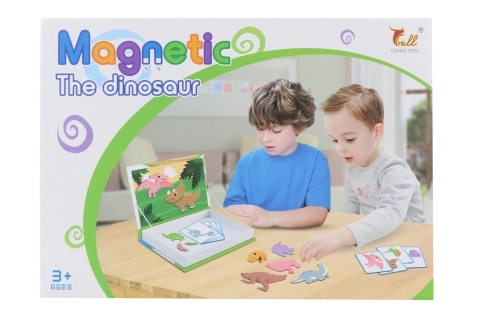Jeu éducatif magnétique Dinosaures