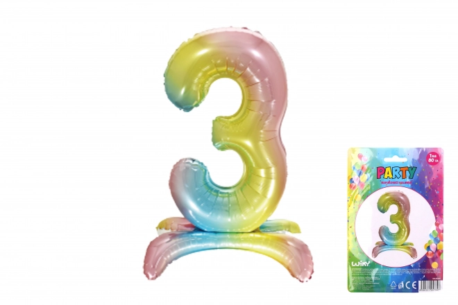 Ballon gonflable arc-en-ciel - numéro 3