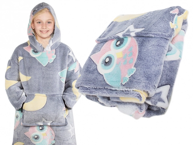 Sweat à capuche pour enfant chaud et lumineux