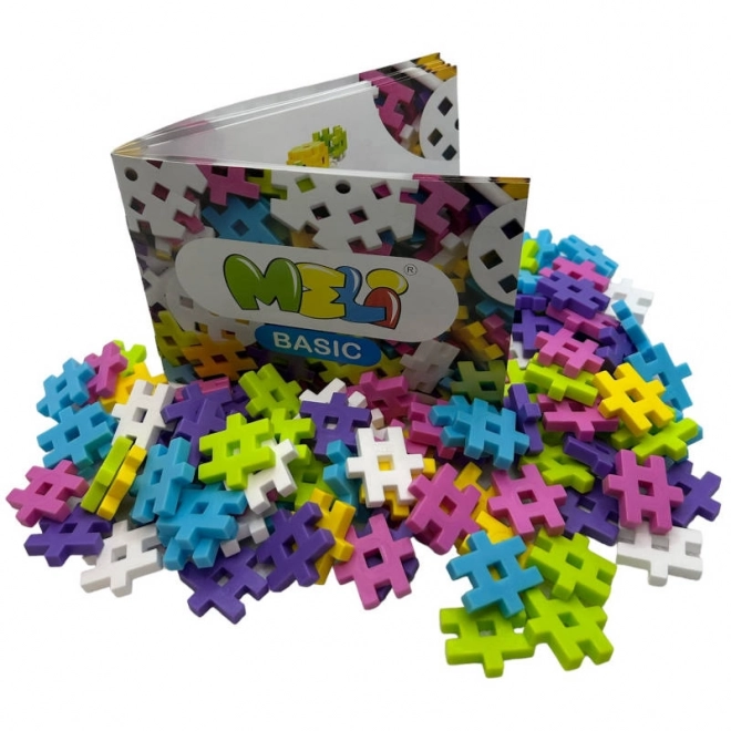Jeu de construction Meli Basic Rose - 300 pièces