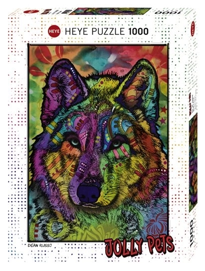 Heye puzzle Jolly Pets âme de loup 1000 pièces