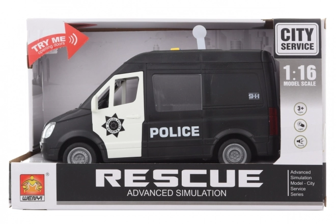 Voiture de police à piles