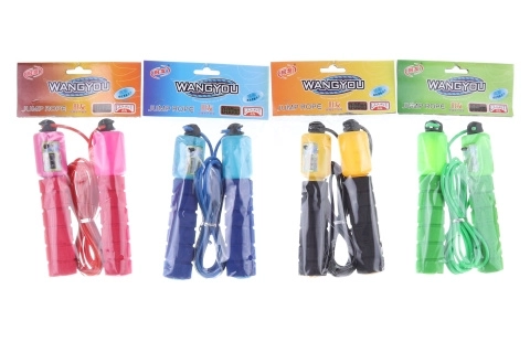 Corde à sauter en plastique avec compteur 2,5 m
