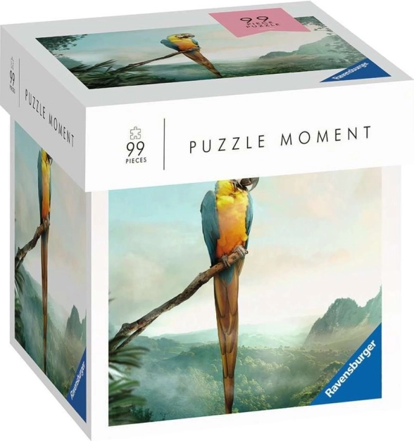 Ravensburger Puzzle Moment perroquet – 99 pièces