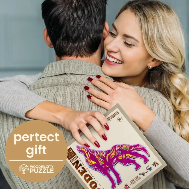 Puzzle en bois Loup hurlant 250 pièces