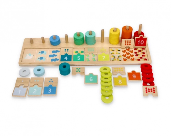 Puzzle en bois Apprenons à compter