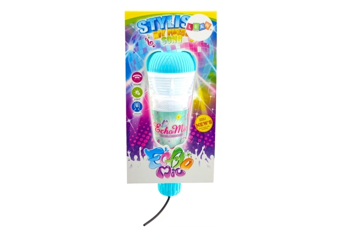 Microphone pour Enfants Echo Bleu Clair