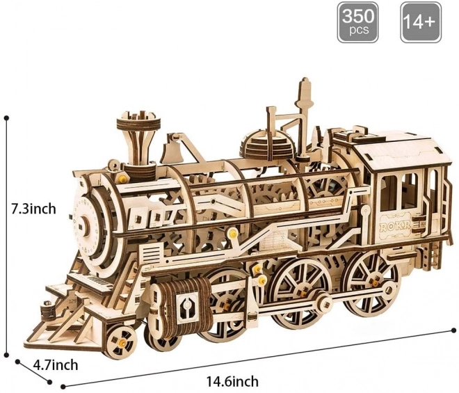 Locomotive - Kit de construction en bois 3D
