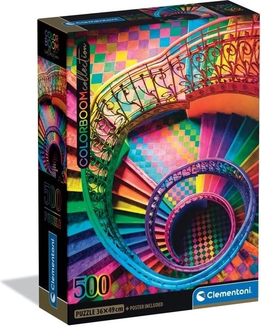 Puzzle CLEMENTONI Colorboom: Escalier 500 pièces