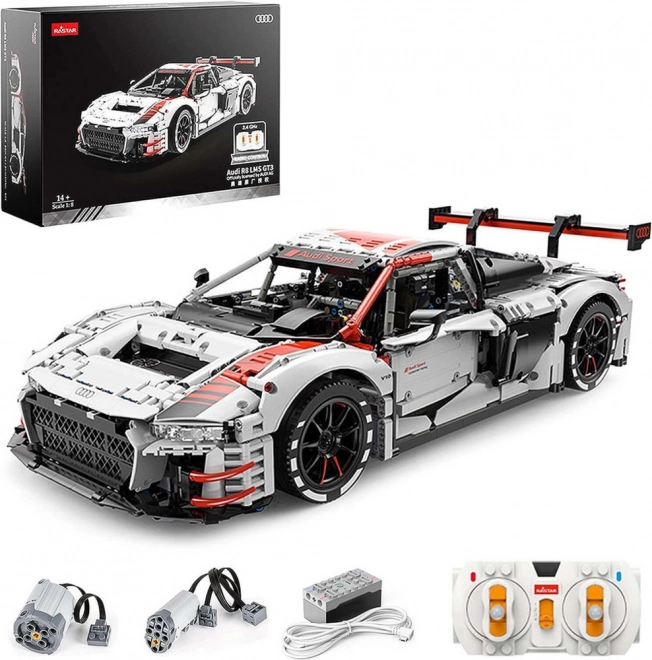 Kit RC Voiture Audi R8 1:8 de Rastar avec 3322 Pièces