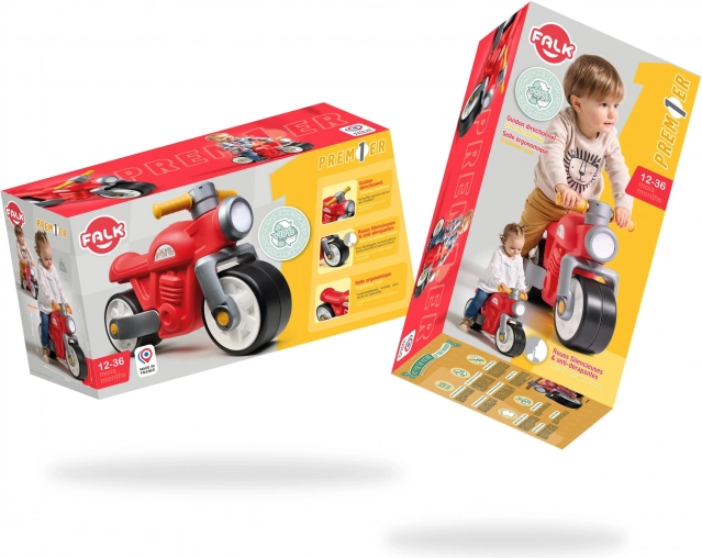 Moto pour Enfants à Bascule Rétro Rouge 1+