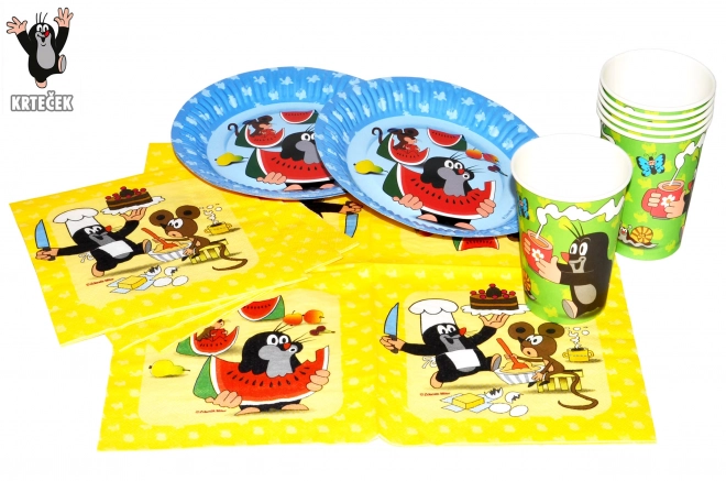 Ensemble de fête Krtek et amis 18 pcs