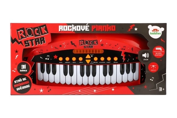 Piano pour enfants ROCK STAR avec 31 touches