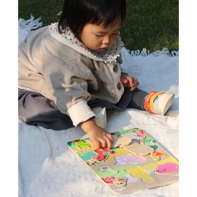 Puzzle en bois Animaux de la ferme