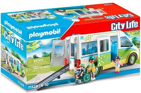 City Life autobus scolaire avec figurines