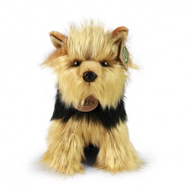 Chien en peluche terrier yorkshire 25 cm ÉCOLO