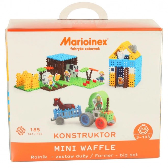 Blocs de construction Mini Gaufre - Grande ferme ensemble blister