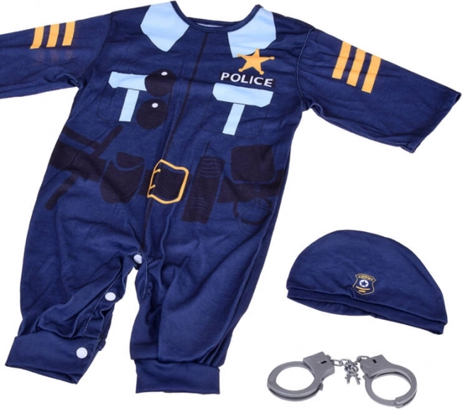 Déguisement de policier pour enfants avec casquette et menottes
