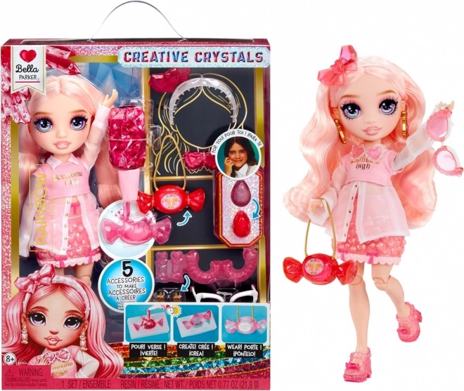 Poupée Rainbow High cristaux créatifs Bella Parker