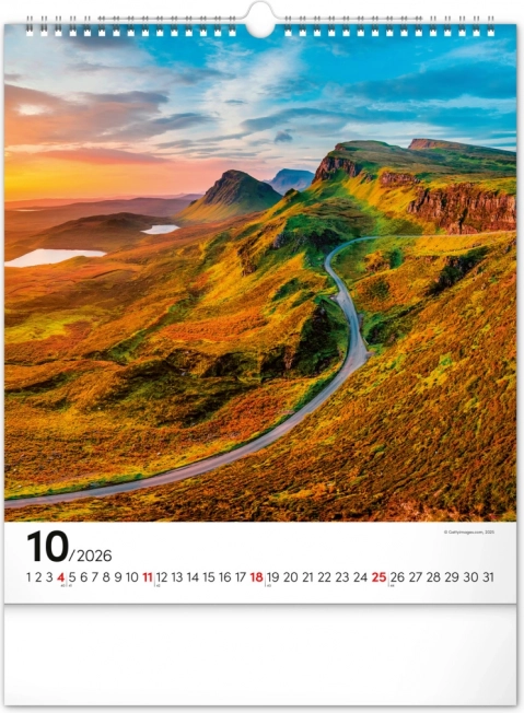 Calendrier mural Inspiration 2026