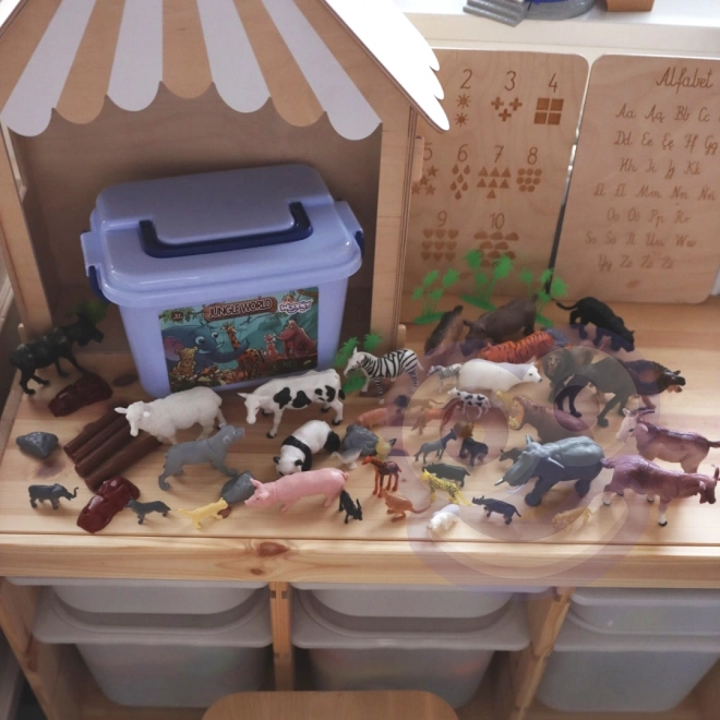Ensemble d'animaux WOOPIE XXL 58 pcs