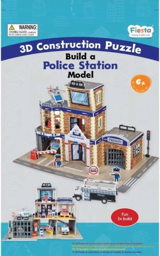Puzzle 3D Station de police Fiesta Crafts