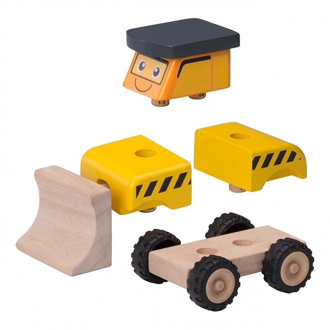 Mini bulldozer en bois Wonderworld