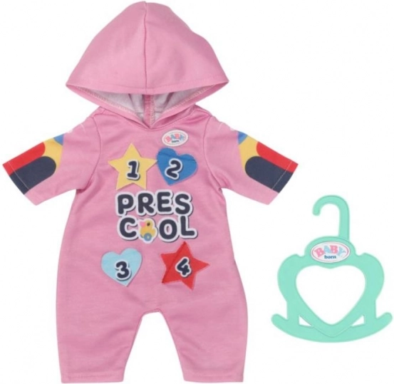 BABY born grenouillère de maternelle avec écussons pour poupées 36 cm