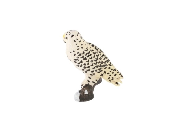 Hibou des neiges en plastique zooted 5cm dans un sac