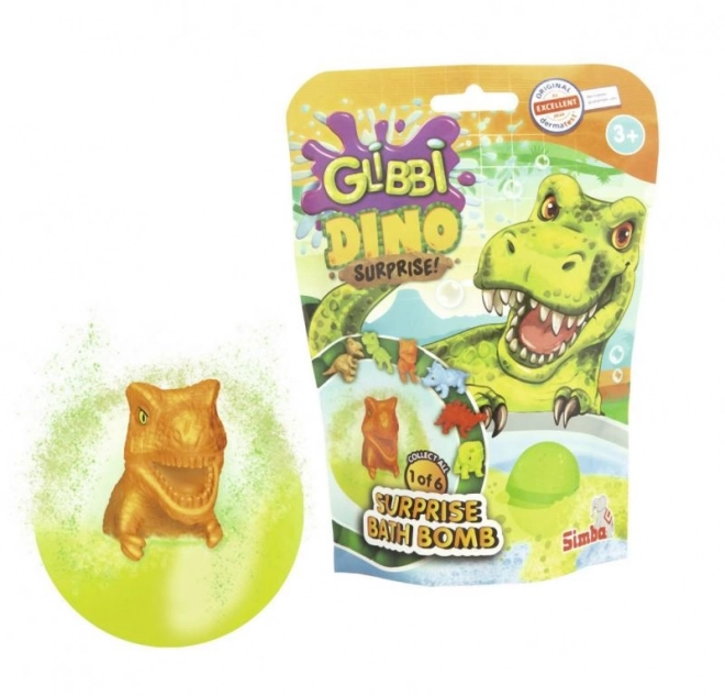 Glibbi Dino Surprise bombe de bain pétillante avec surprise