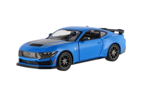 Voiture Kinsmart 2024 Ford Mustang Dark Horse 1:38 métal/plastique 12,5cm 4 couleurs à remontoir 12pcs en boîte