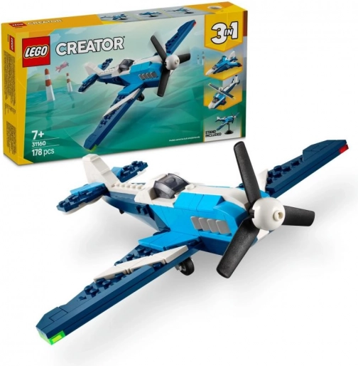 LEGO Creator 3-en-1 31160 Avion de course