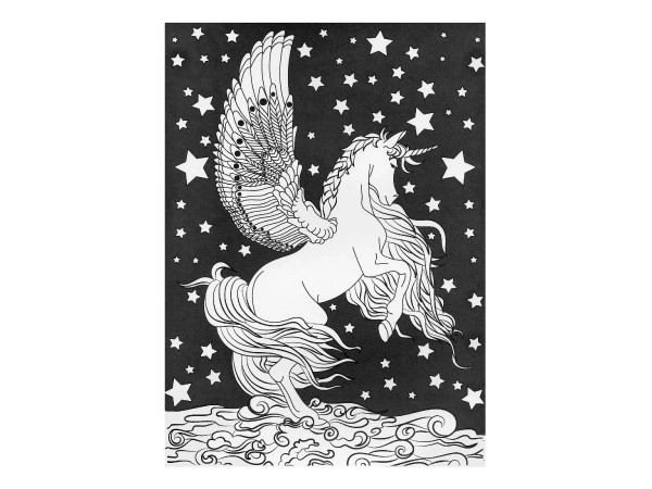 Coloriage antistress Licornes 21x29cm