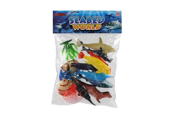 Animaux marins en plastique avec accessoires