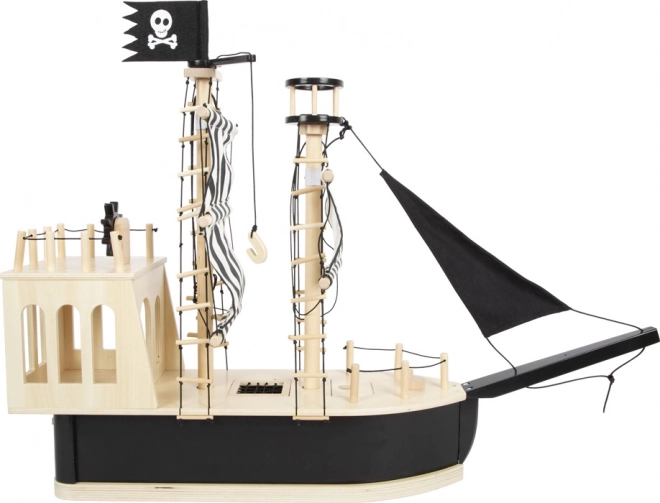 Navire pirate en bois pour enfants