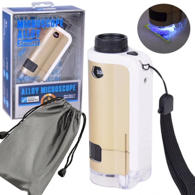Microscope de poche pour enfants avec zoom