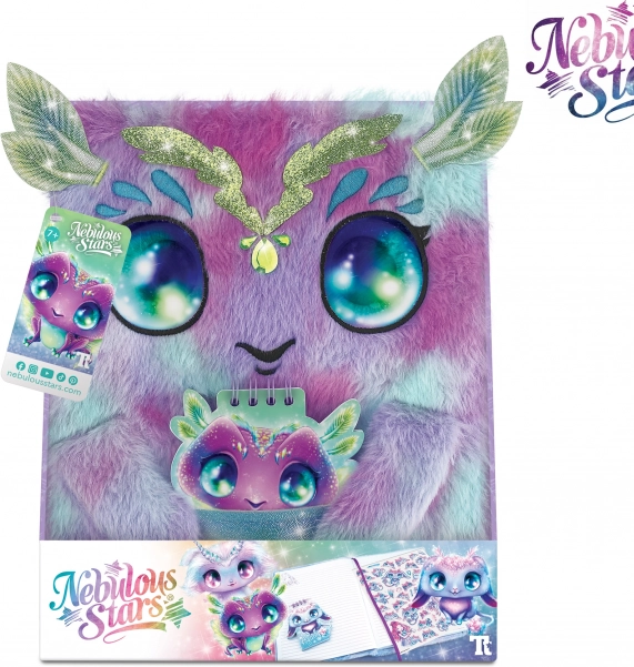 Nebulous Stars carnet duveteux A5 avec serrure
