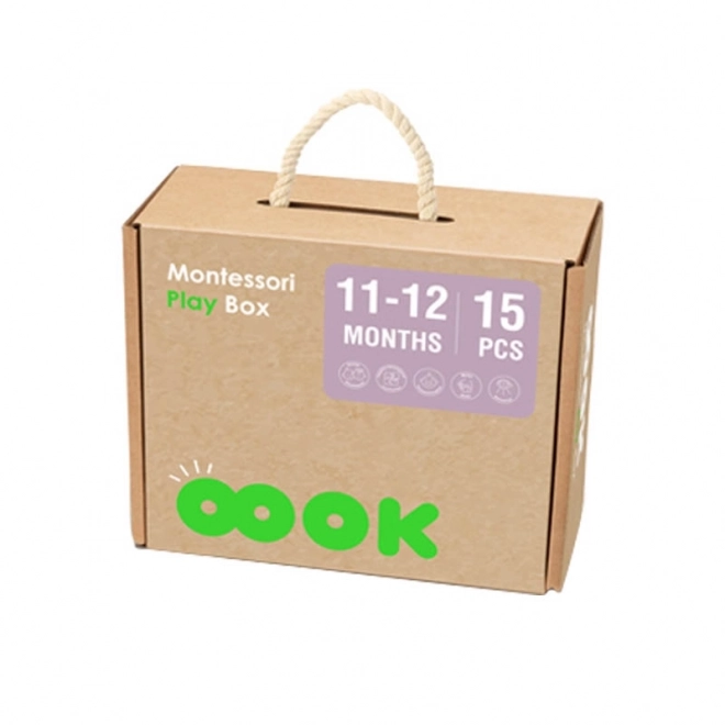 Boîte éducative montessori XXL 5 en 1 pour bébés 11-12 mois