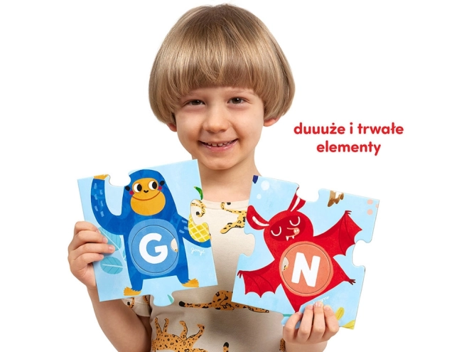CzuCzu grands puzzles avec trou Alphabet