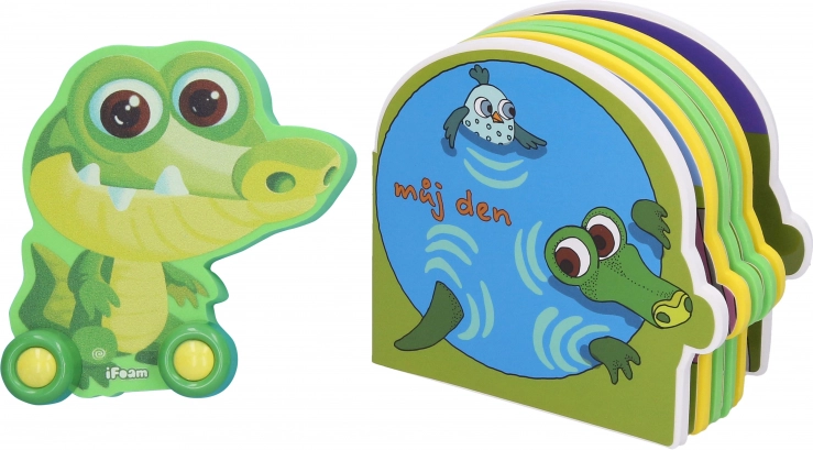 Set interactif Crocodile – jouet et livre avec application