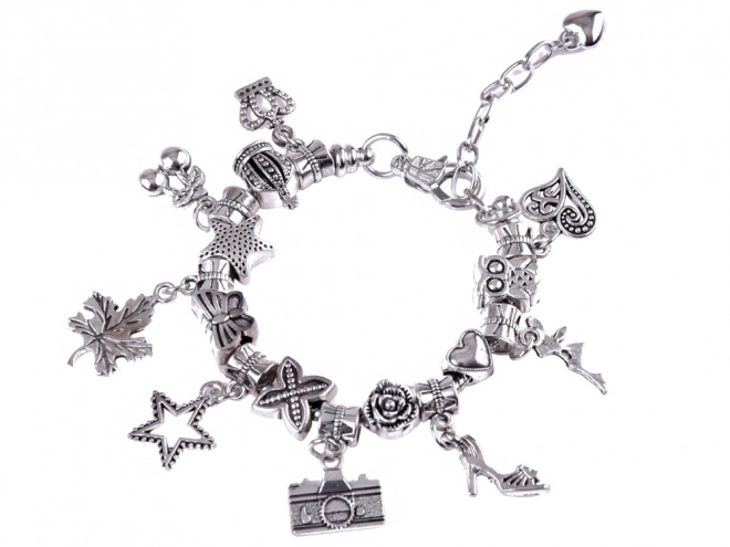 Kit créatif de perles pour la fabrication de bracelets avec pendentifs