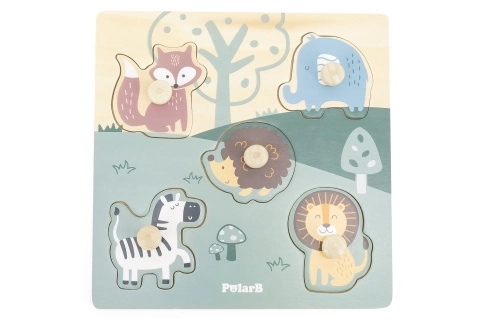 Puzzle en bois - animaux
