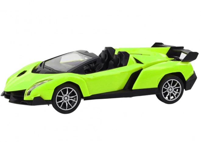 Voiture de Sport Verte Télécommandée 1:18