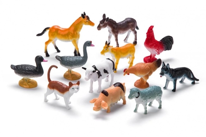 FAUNICA Animaux de la ferme - ensemble de 12 figurines