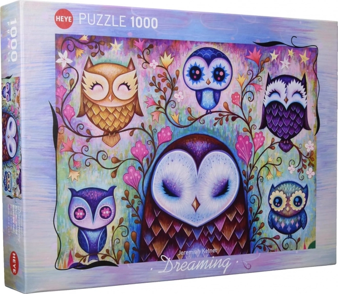 HEYE Puzzle Rêverie : Grande chouette 1000 pièces