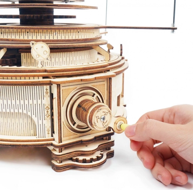 RoboTime 3D puzzle mécanique en bois Planétarium